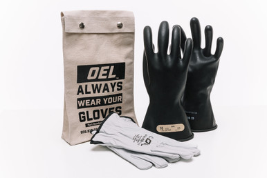 Class 4 Rubber Glove Kit - Black