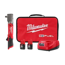 M12 FUEL Cordless 1/2 in. Right Angle Impact Wrench Kit w/ Two 2.0 Ah Batt