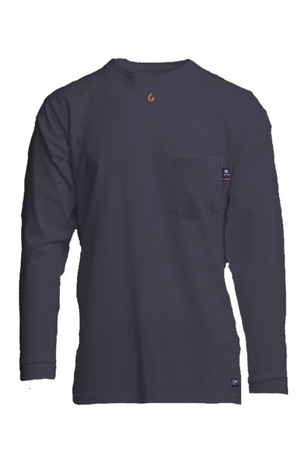 LAPCO FR Long Sleeve Pocket Tee with Logo (No Buttons) – S-4XL