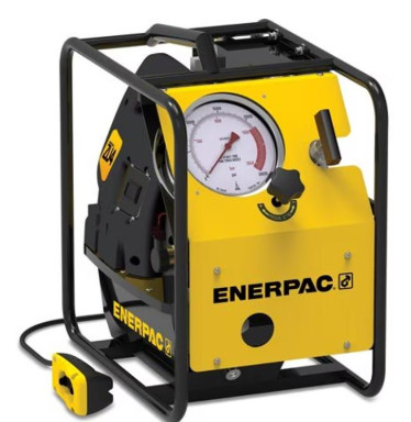 Two Speed, Electric Hydraulic Tensioning Pump, 1.0 gallon Usable Oil, Solenoid Valve, European Plug, 230V