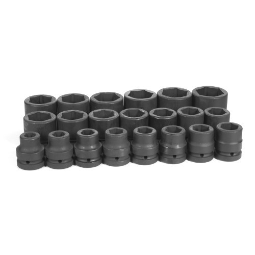 1" Dr. 21 Piece Fractional Set 3/4" to 2"