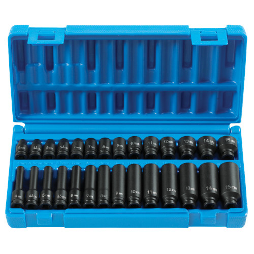 1/4" Dr. 28 pc. Std. & Deep Length Metric Master Set