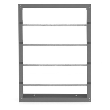Wire Spool Rack, 4 Rods, Gray