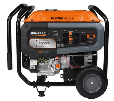 Generac GP8000E - 8000 Watt Electric Start Portable Generator w/ COsense® (49-State)