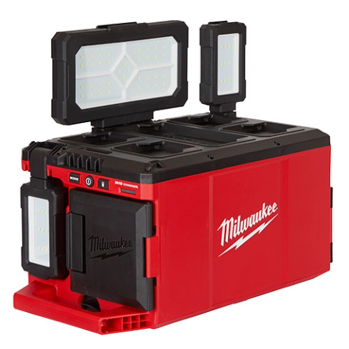 M18 18-Volt Lithium-Ion Cordless PACKOUT 3000 Lumens LED Light with Built-In Charger