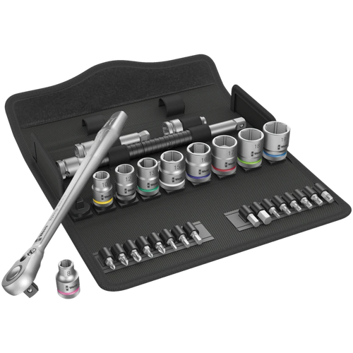 Wera Metric Socket Set, 3/8" Drive, 29 Piece
