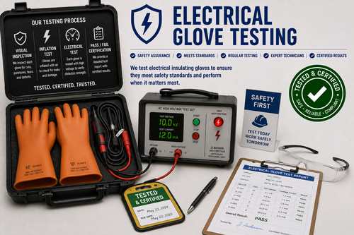 Testing, HV Gloves, Class 3-4