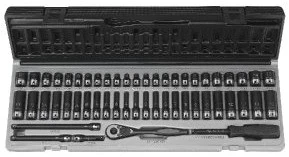 Duo-Socket Set, 1/4" Drive