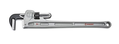 Pipe Wrench, Aluminum, 24"