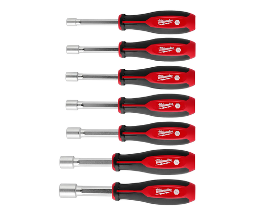 Nut Driver Set, SAE Hollow Core, 7 Piece
