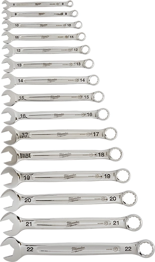 Wrench Set, Metric, 15 Piece
