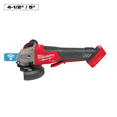 M18 FUEL 18V Brushless Cordless 4-1/2 in./5 in. Braking Grinder w/ Paddle Switch (Tool-Only)