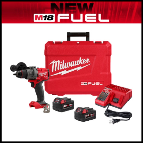 M18 1/2 in. Drill/ Kit W/(2) 5.0Ah Batteries, Charger
