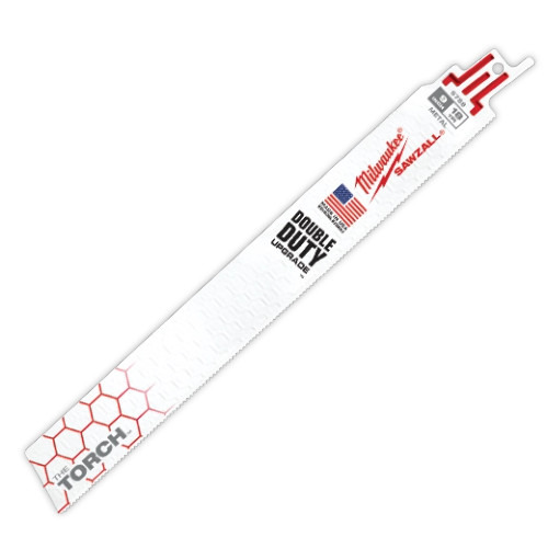 9 in. 18 TPI TORCH Medium Metal SAWZALL 48-01-7788 Reciprocating Saw Blades (100-Pack)