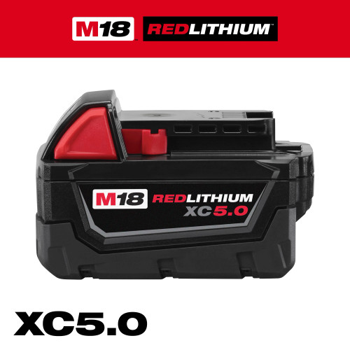 M18 18V RED LITHIUM-Ion XC 5.0 Ah EXT CAPACITY BATTERY