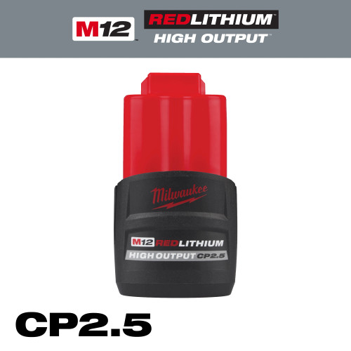 M12 12V Lithium-Ion CP High Output 2.5 Ah Battery Pack