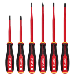 Milwaukee 1000V Insulated Slim Tip Screwdriver Set (6-Piece)