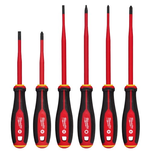 Milwaukee 1000V Insulated Slim Tip Screwdriver Set (6-Piece)