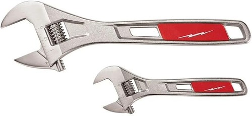 Milwaukee 6 in. and 10 in. 2-Piece Adjustable Wrench Set