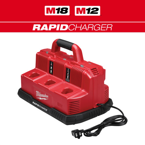 Battery Charger, M18 6 Bank Rapid