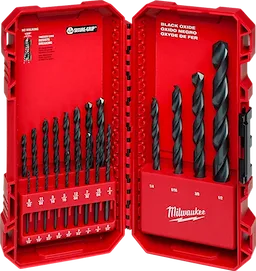21PC THUNDERBOLT® BLACK OXIDE DRILL BIT SET