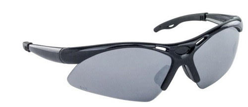 SAS Diamondbacks Safety Glasses - Black Frame - Smoke Lens - Polybag