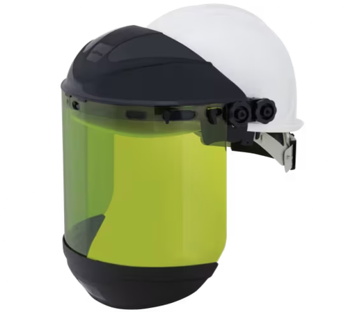 Sellstrom Face Shield Arc Flash Rated with Hardhat