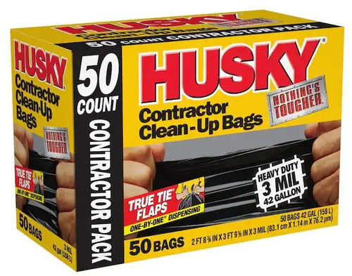 42 Gallon Trash Bags HD - (50 Pack)