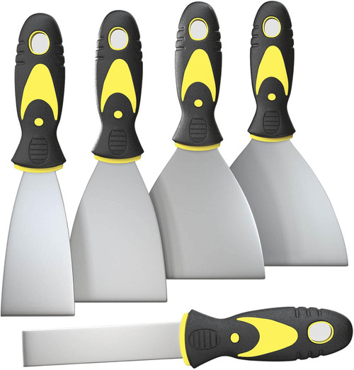 5Pcs Putty Knife, Set, 1" 2" 3" 4" 5"