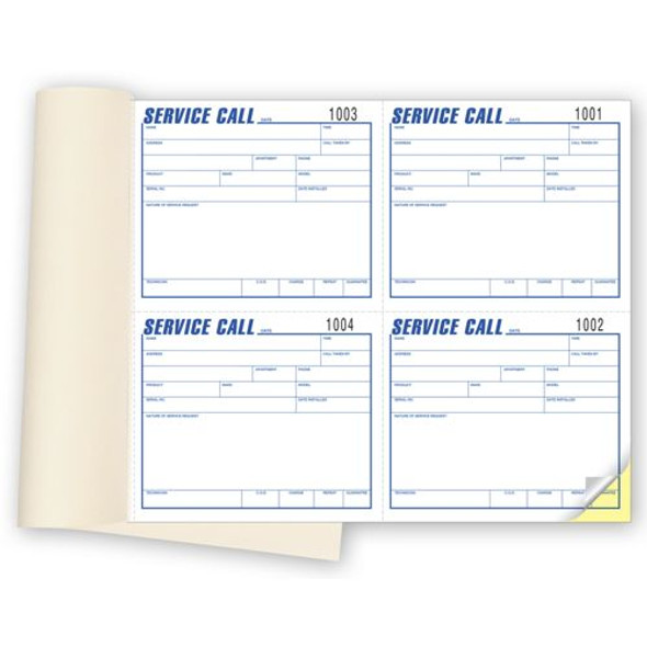 Service Call Book