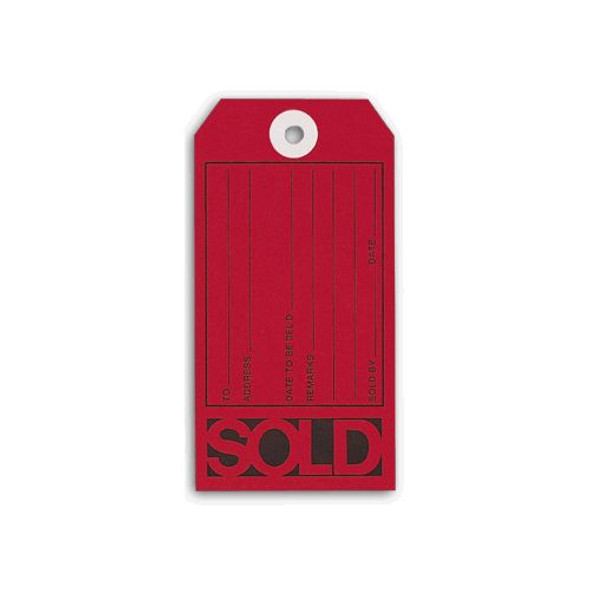 "Sold" Tags, Red