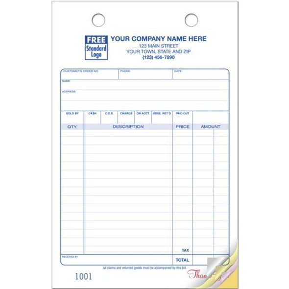 Multi-Purpose Register Forms, Classic Design, Large Format