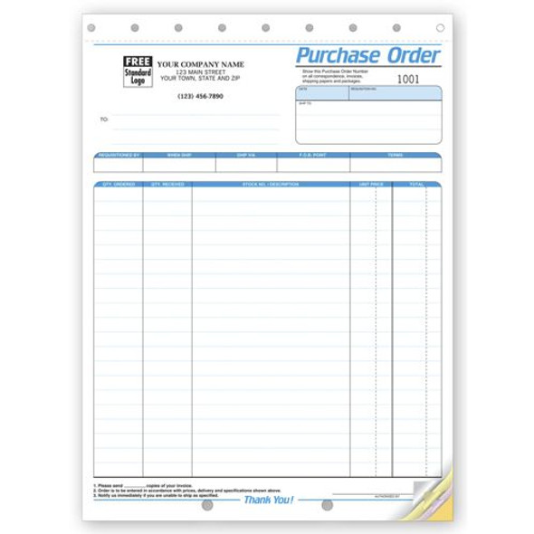 Purchase Orders - Large Multi-Color