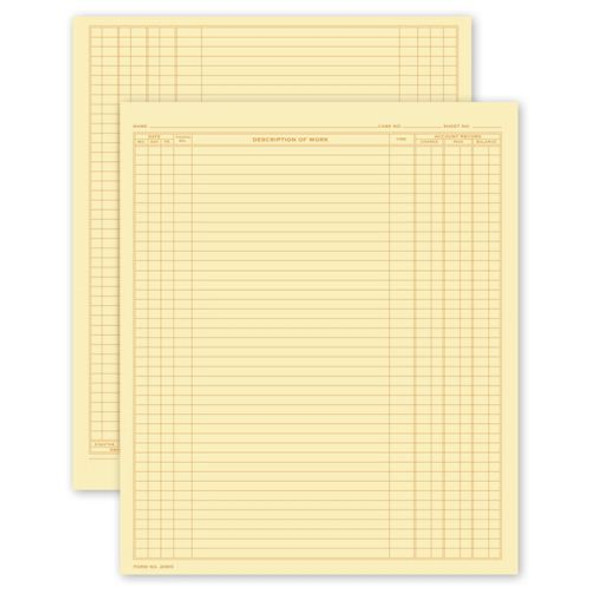 Dental Continuation Form for Folder-Style Records, Large