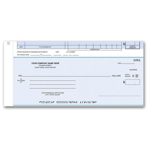 Payroll/General Disbursement Top Check