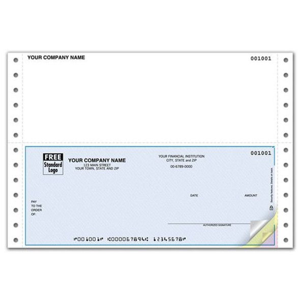 Continuous Bottom 6 1/2" Multi-Purpose Check