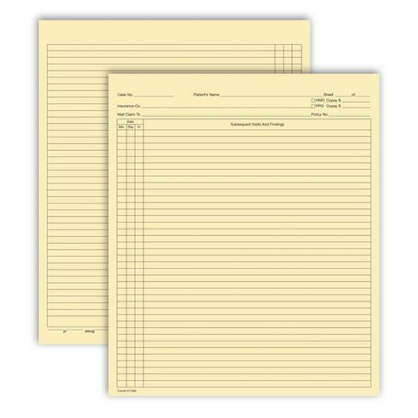 Continuation Exam Records, Folder Style