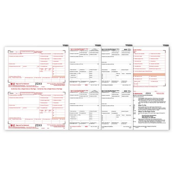 Laser W-2 Set, 6-part, ADP