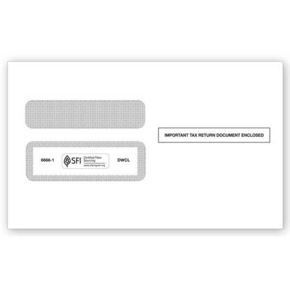 W-2 Double-Window Envelope