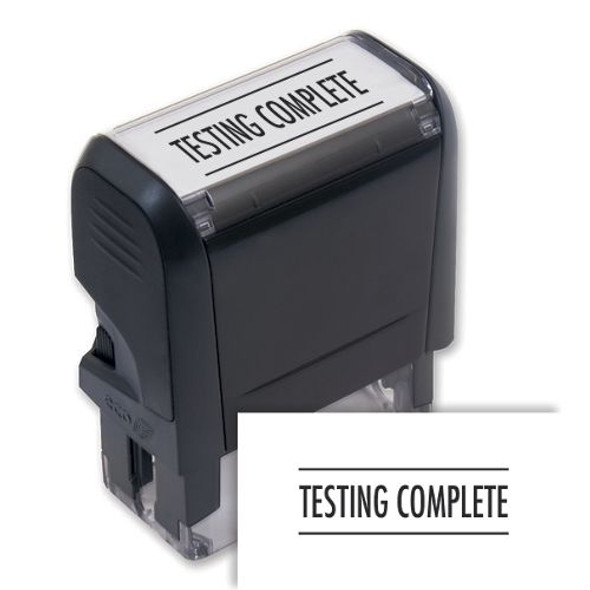 SI Testing Complete Stamp