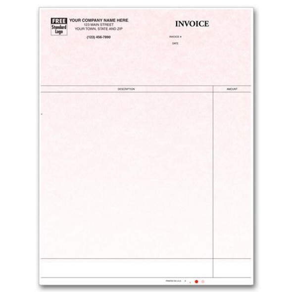 Laser Professional Invoice Parchment