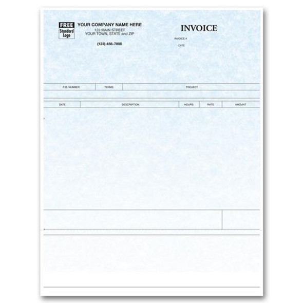 Laser Service invoice - Parchment