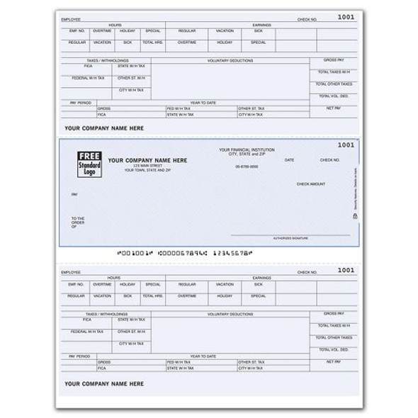 Laser Payroll Check, Compatible with RealWorld