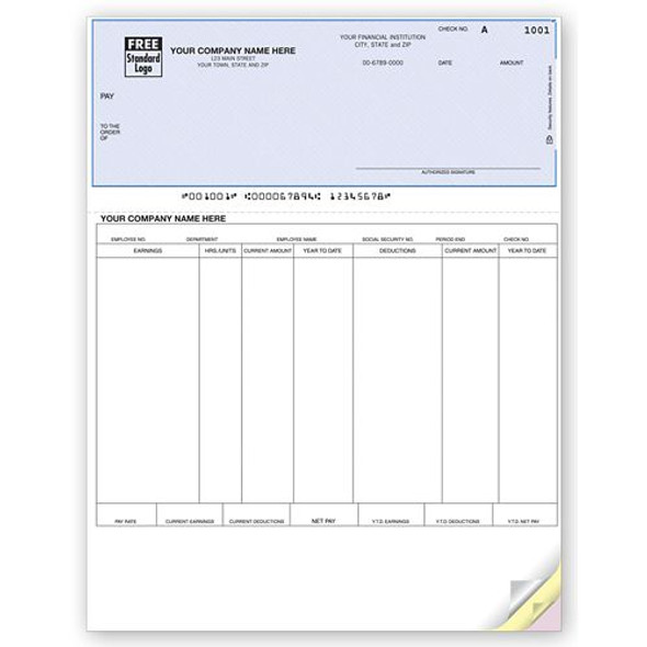 Laser Top Payroll Check 7.5 Voucher