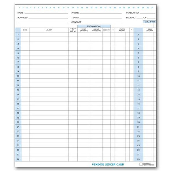 A/P Vendor Ledger