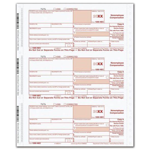 1099 NEC 5PT 1WIDE CARBONLESS