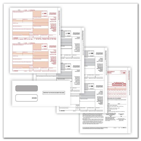 1099 NEC LZR PK SET 3PT WITH ENV(50 EMP)