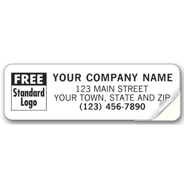 Advertising Labels, Padded, Transparent Poly