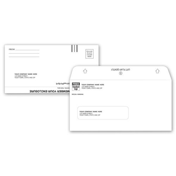 Combination, Mailer and Return Envelope