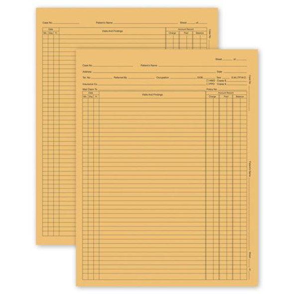 General Patient Exam Records, Letter Style